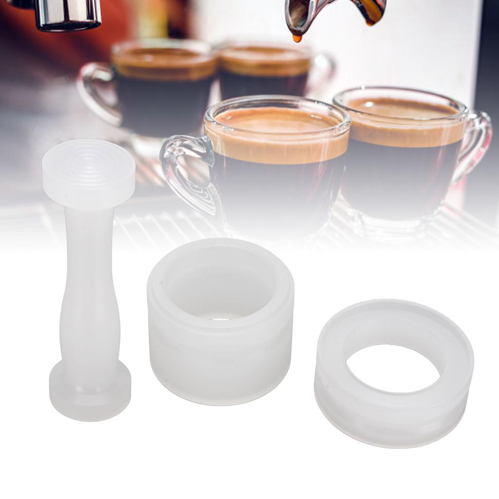 Coffee Capsule Refill Kit Double End Coffee Powder Press Hammer with Coffee Capsule Refill Holder Lid for Coffee Making Tools