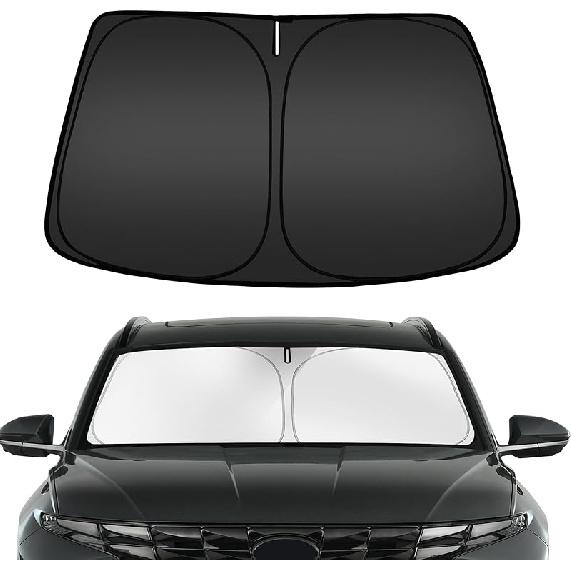 ARISMOTOR Windshield Sun Shade For Hyundai Kona 2024-2025 2026,  Fit Foldable Front Window Sunshade Sun Visor Protector, Block UV Rays Keep Your Car