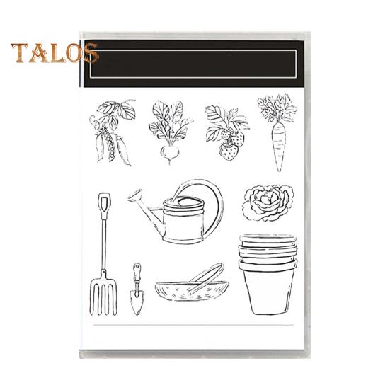 Stamps And Dies Set Reusable Silicone Stamp Carbon Steel Dies Flower Plants Animal Pattern Stamps Set for Greeting Card Making DIY Festivals Album