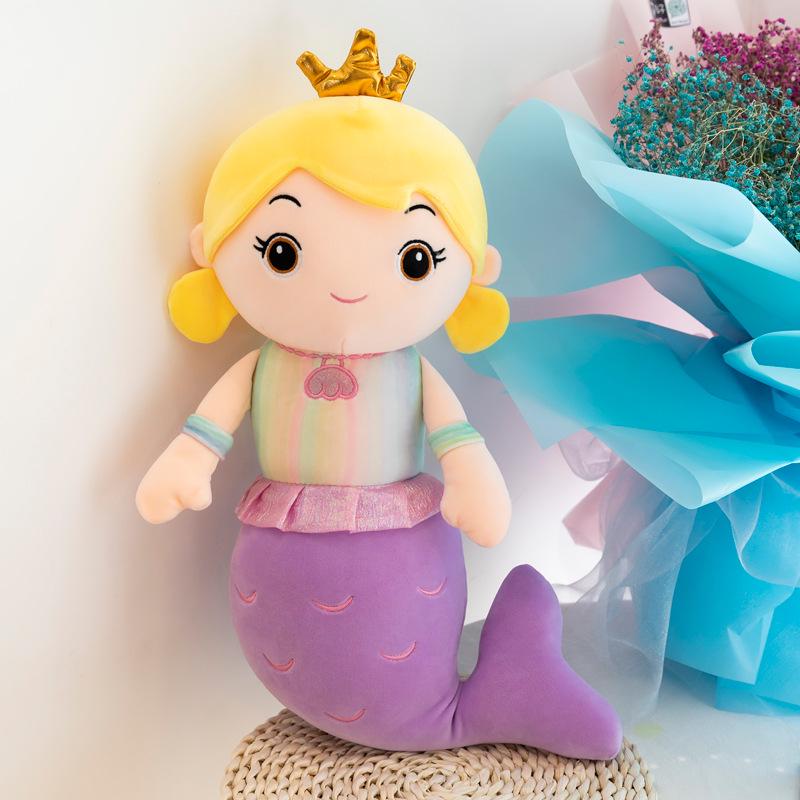 

Mermaid Plush Doll Pillow: Cute Bedtime Companion and Comfort Toy 40cm