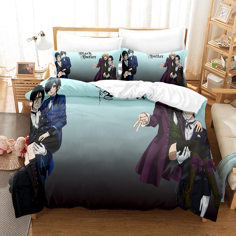 Kemila 3D Dark Deacon Povlečení Povlak na přikrývku a povlak na polštář Sada povlečení na dvojlůžko Digitální tisk