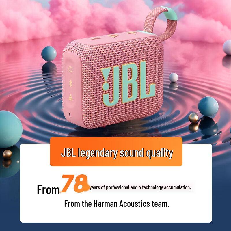 JBL GO4 Portable Bluetooth Speaker CN Plug (adapter Included) (CN Version)