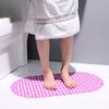 Suction Cup Bath Mat Non-Slip Bath Tub Mat Machine Washable Bath Rug with Drain Holes for Bathtub Bathroom Shower Floor
