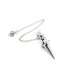 Cone 100% Copper Brass Metal Pendant Pendulum for Divination Dowsing Reiki Healing Egyptian Isis Pendulos Professional A001