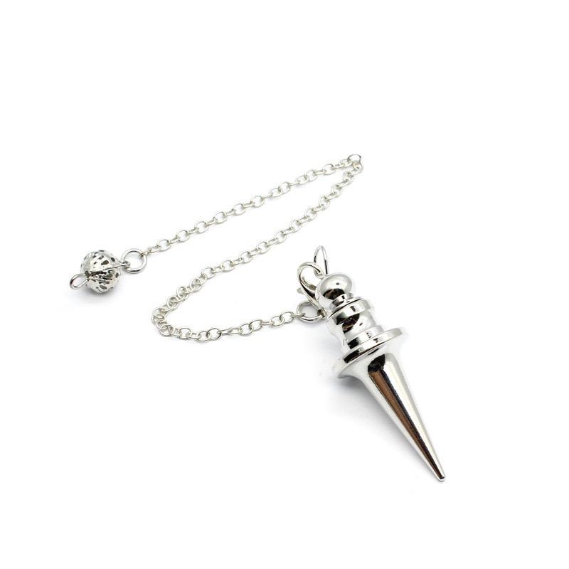 Cone 100% Copper Brass Metal Pendant Pendulum for Divination Dowsing Reiki Healing Egyptian Isis Pendulos Professional A001