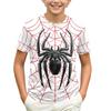 Kids' Short Sleeve Neck T-Shirt with Graphic Print for Casual Daily Wear