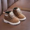 Children Warm Ankle Boots Anti Slip Boys Girls Casual Snow Boots with Fur 2024 New Kids Fashion Versatile Short Boots Soft Sole