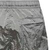 STONE ISLAND Ss26 Shiny Solid Color Elastic Waist Square Swim Shorts Men Swimwear L1S15B100004S0043V0061