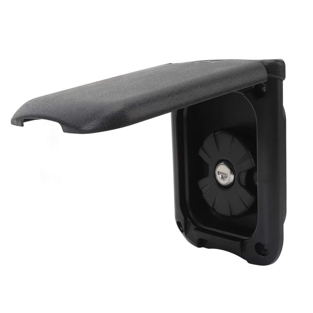 RV Gravity Fresh Water Fill Hatch Inlet Stainless Steel with Cover and Lock Square for Campers Boats Yachts