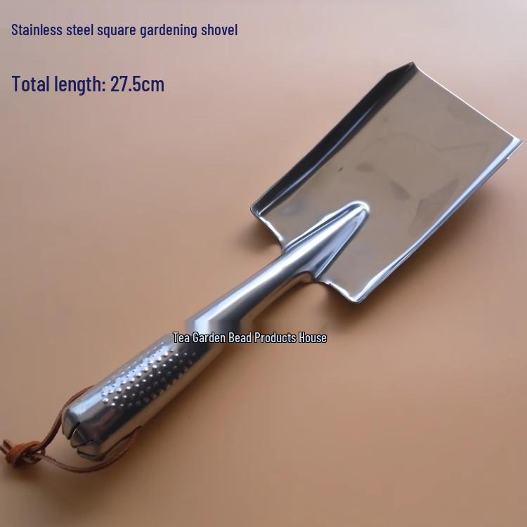 Compact Stainless Steel Gardening Trowel for Planting Flowers, Vegetables, and Succulents No