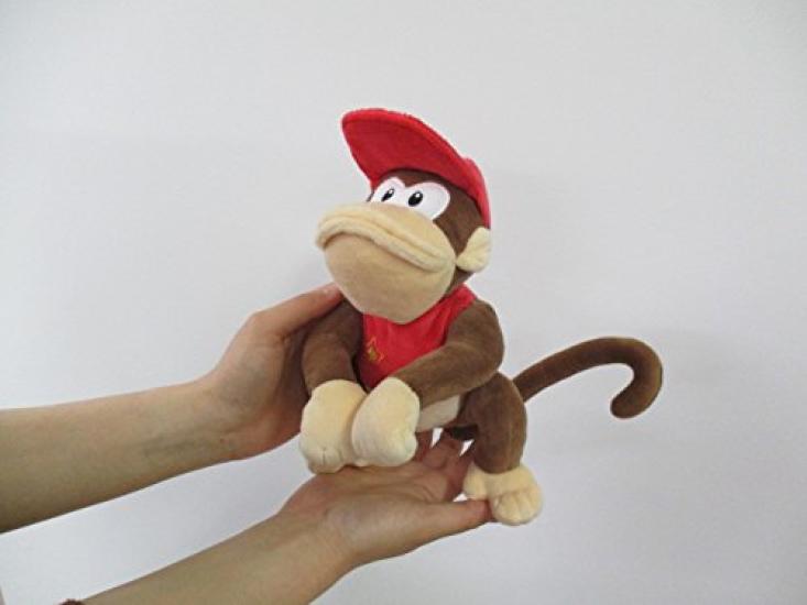 Sanei Boeki Super Mario ALL STAR COLLECTION Diddy Kong W15 X D20 X H18cm Plush Toy AC21 (S)
