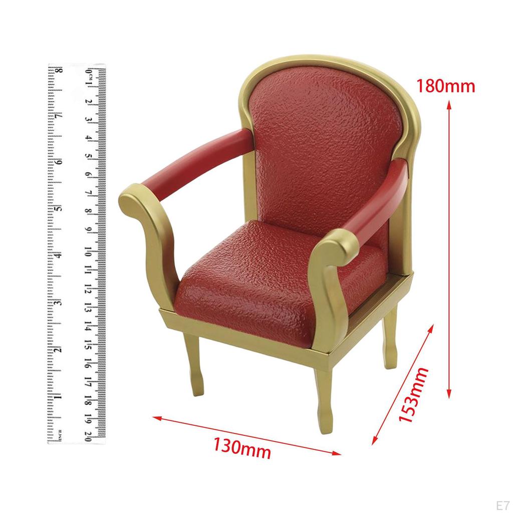 1/6 Scale Dolls Accessories Sofa Cushions Armchair Furniture Gift for Girls and Women Miniature