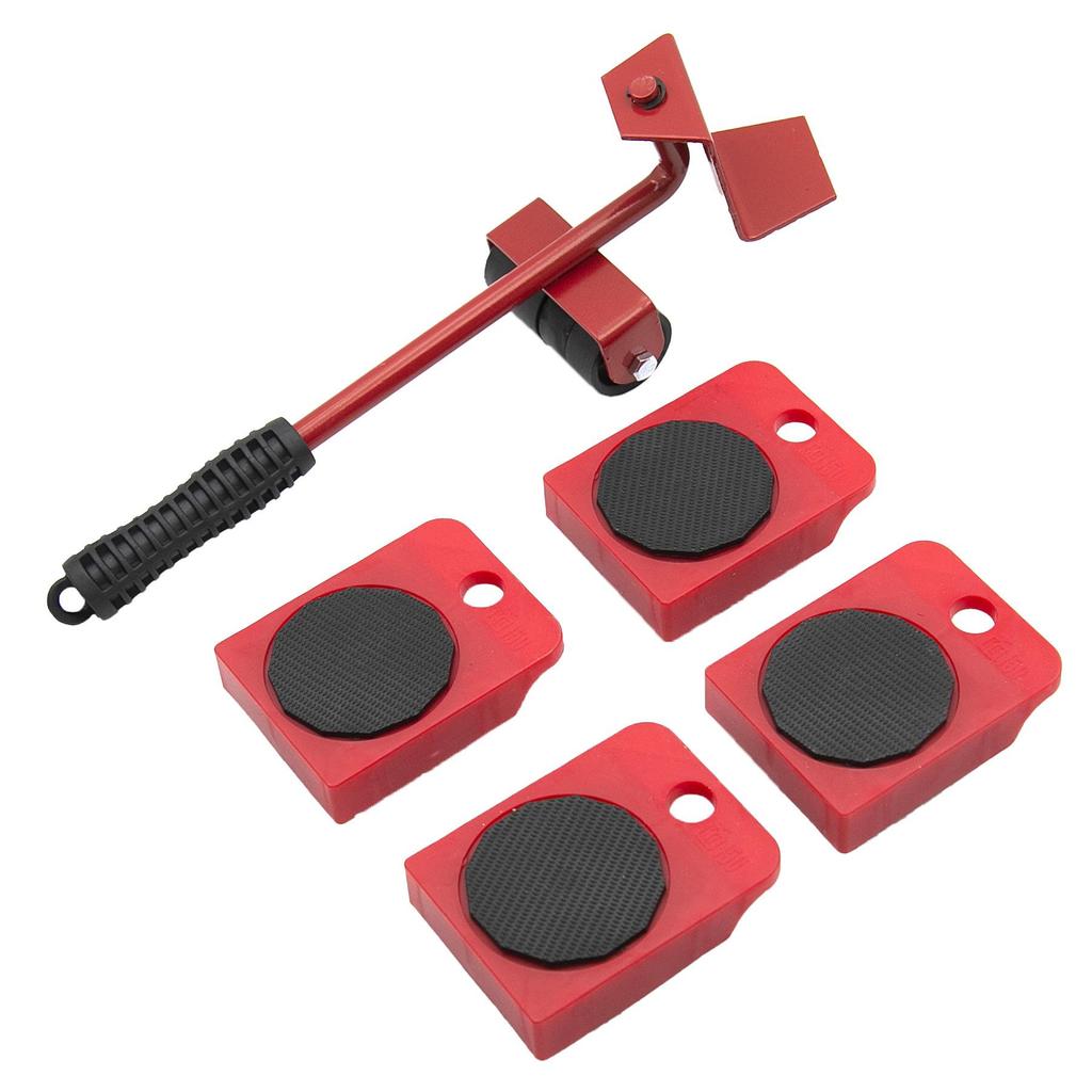 Duty Furniture Lifter Transportgereedschap Meubelverhuizer Set 4 Move Roller 1 Wielstang voor het heffen van bewegende meubelhelper Gemakkelijk te hanteren