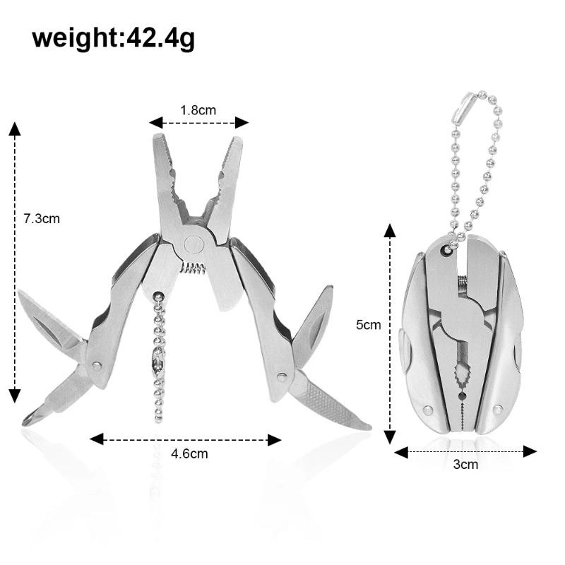Mini Multitool Plier Portable Folding Multi Function Pliers Scarab Tortoise Shape Compact Outdoor Tool Durable Survival Gear