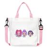 KPop Demon Hunters Crossbody Bags Women Rumi Mira Zoey Purple Handbag Girls Travel Shopping Canvas Shoulder Bag for S Kid Friendly Entertaining Fun