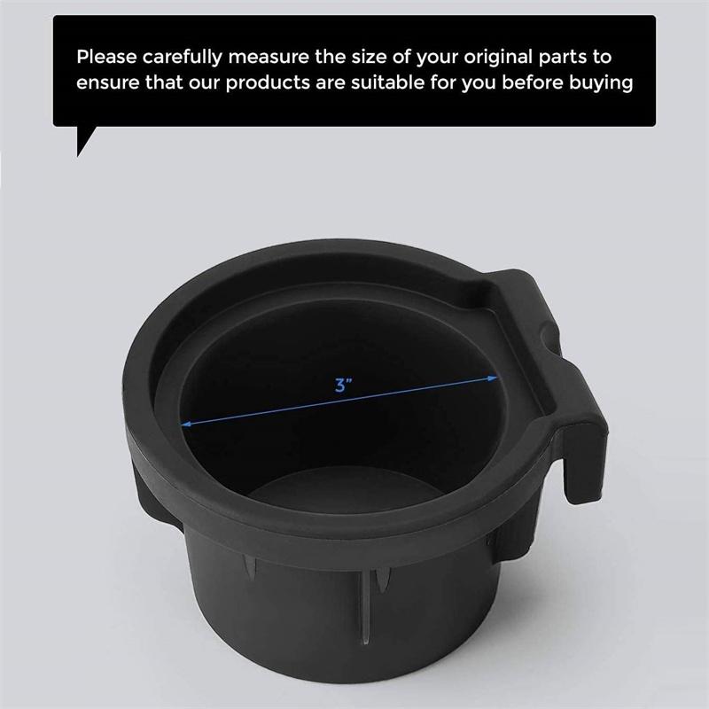 2Pcs Front Console Water Drink Cup Insert Holder 96975-Ea000 For Nissan Frontier Xterra Pathfinder 2005 2006 2007 2008 2009-2014