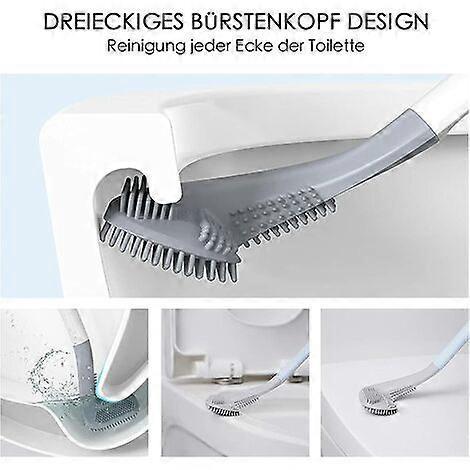 Golf Silicone Toilet Brush Long Handled Toilet Brush Toilet Brushes and Holders for Bathroom