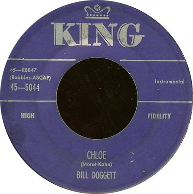 7inch Record BILL DOGGETT - Chloe / Number Three 455044 King Records 1957 US Soul/Funk Used
