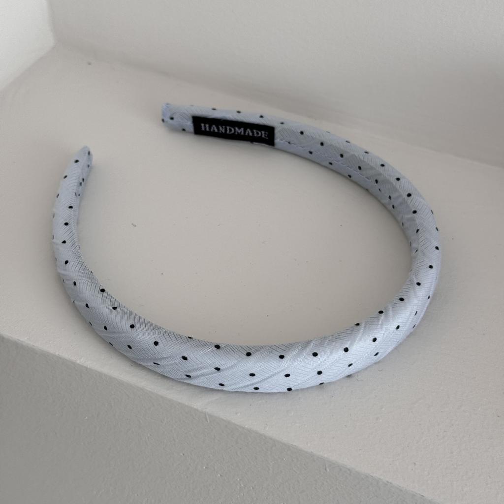 Niche Design Black Polka Dot Retro Headband Women Girls Hair Bands Elegant Hairband for Daily Versatile Korean Hair Accessories