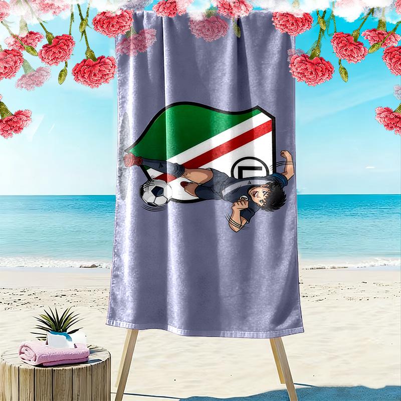Toalla de Playa con Estampado del Legia de Varsovia, Toalla Grande Suave de Secado Rápido para Playa, Camping, Natación