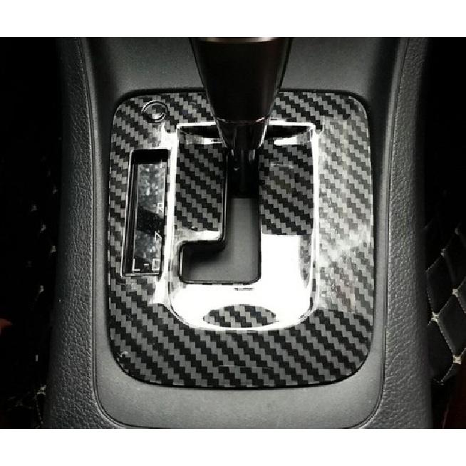 For Subaru XV 2012-2017 Middle Console Gear Shift Panel Trim Carbon Fiber ABS
