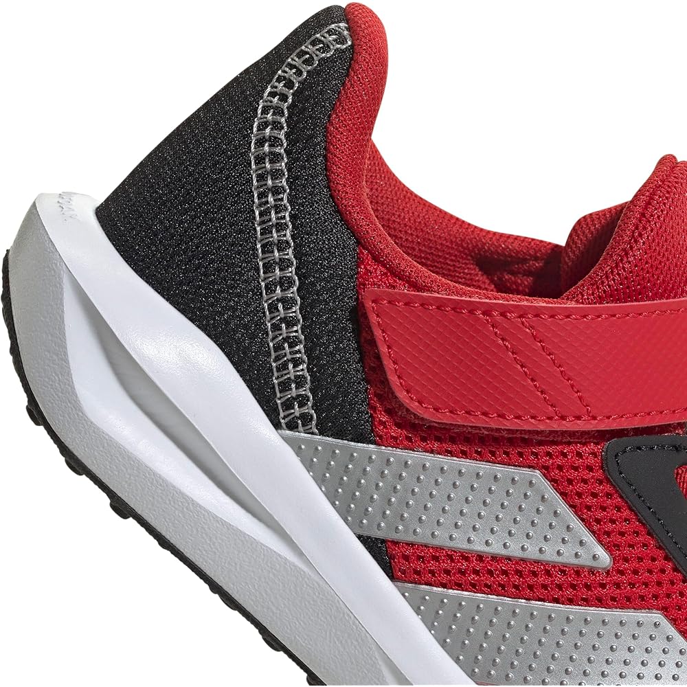 Adidas Faito EL Kids Sneakers Unisex Boys Girls 17-25.5cm Better Scarlet/Silver Metallic/Core Black Size 20.0 Cm