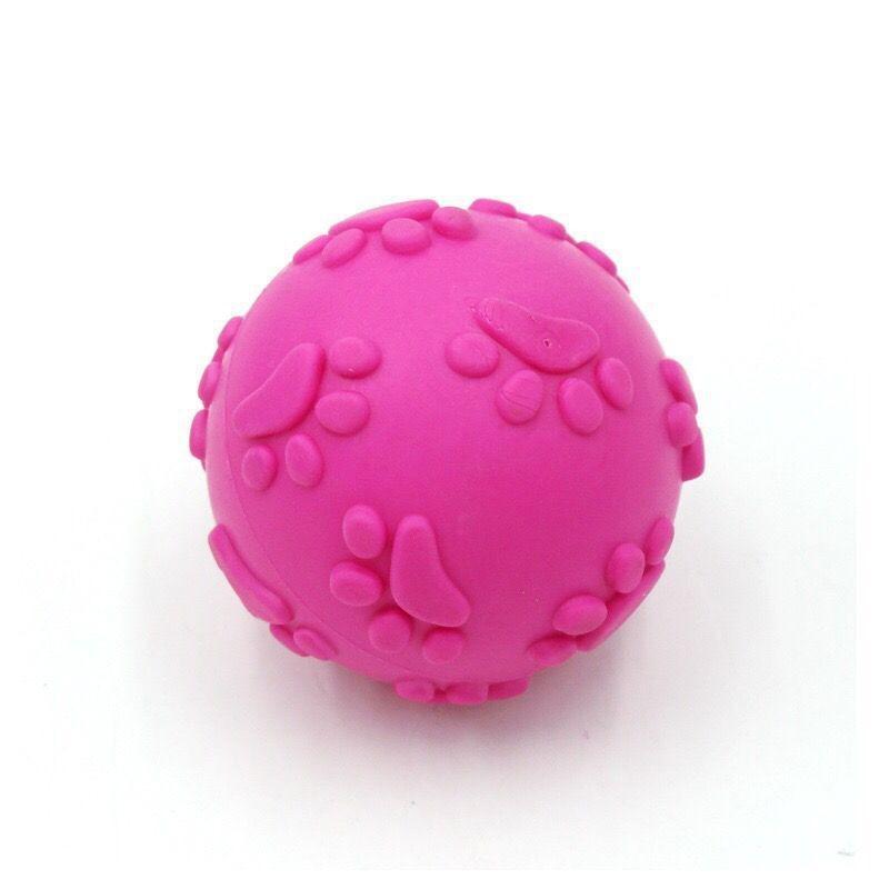 Dog Squeaky Rubber Chew Ball For Dog Training And Interactive Play