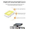 Solar Lights Outdoor 3 Heads Flood 167 LED Security Light Waterproof with PIR Motion Sensor Garden Yard Garage Street Wall Lighting