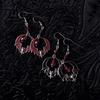 Gothic Halloween Bat Earrings