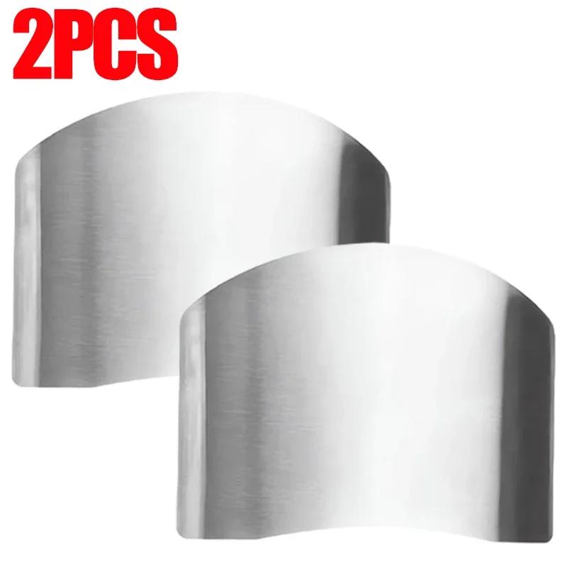 1/5PC Stainless Steel Finger Guard Safety Cut Vegetables Adjustable Hand Guard Kitchen Tool Finger Protector Tool Kitchen Gadget