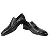 Fashion Classic Italian Men's Leather Shoes Handmade Slip-On Casual Oxford Designer Outdoor Driving Luxury Black Business Office Shoes
