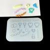 Bowknot Shaped Silicone Mold for DIYs Crystal Resin Keychain Pendant Mold Love Heart Ornament Jewelry Epoxy Crafting