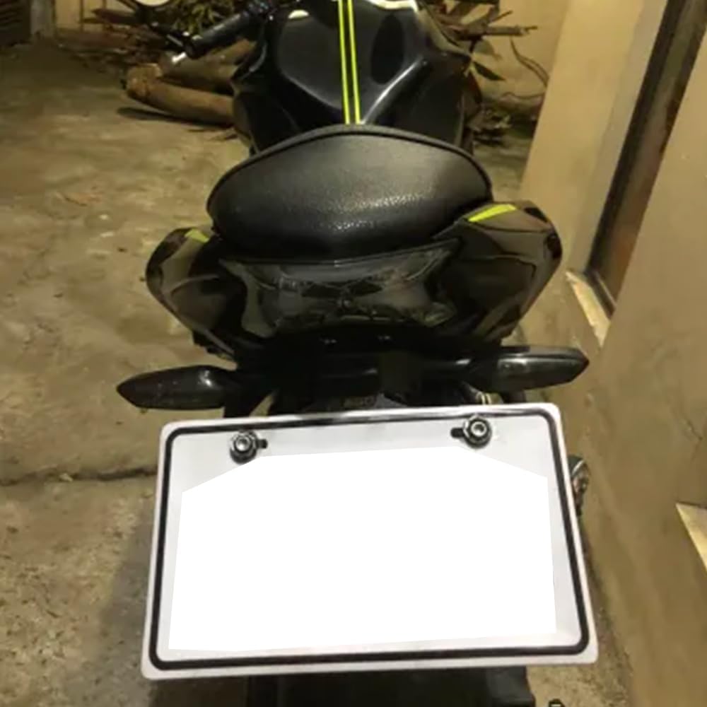 Nummerskyltshållare Bakre Bakre Ram Stänkskärmsborttagare Fäste Kompatibel Med Ninja Z 650 NINJA650 Z650 2017 2018 2019 2020 2021 2022