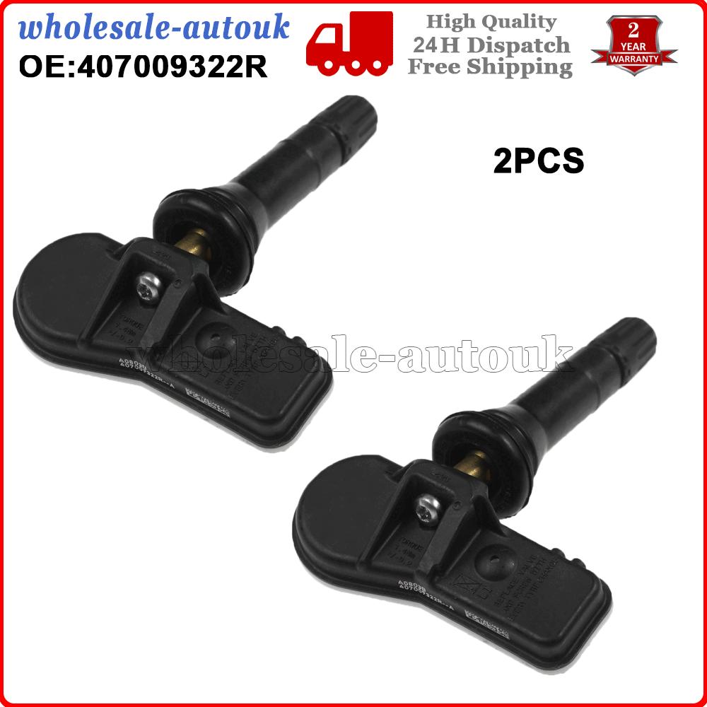 2 шт. Датчик давления в шинах TPMS для Renault Captur MK1 J5 2013 - 2025 407009322R