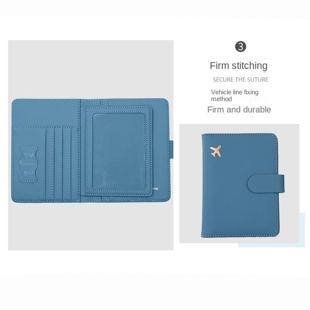 Storage Bag Marble Grain Travel Accessories PU Card Case Passport Holder Passport Protective Cover