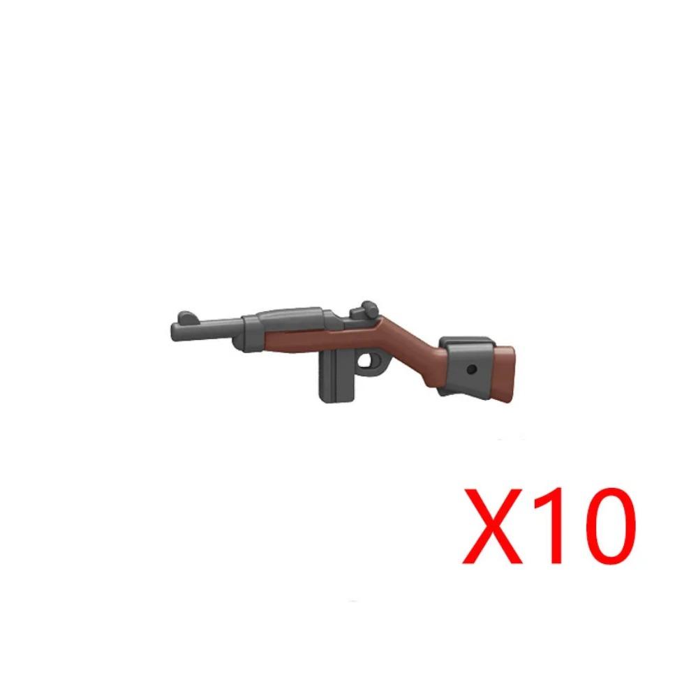 WWI WWII Building Blocks Soldiers Military Accessories Bomb Two-color Gun Mini Brick Weapons Gift Toy AKM Helmet RPG Grenad X026
