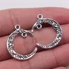 10pcs Charms Moon Antique Silver Color Moon Charms Pendants For Bracelets Moon And Star Charms Wholesale