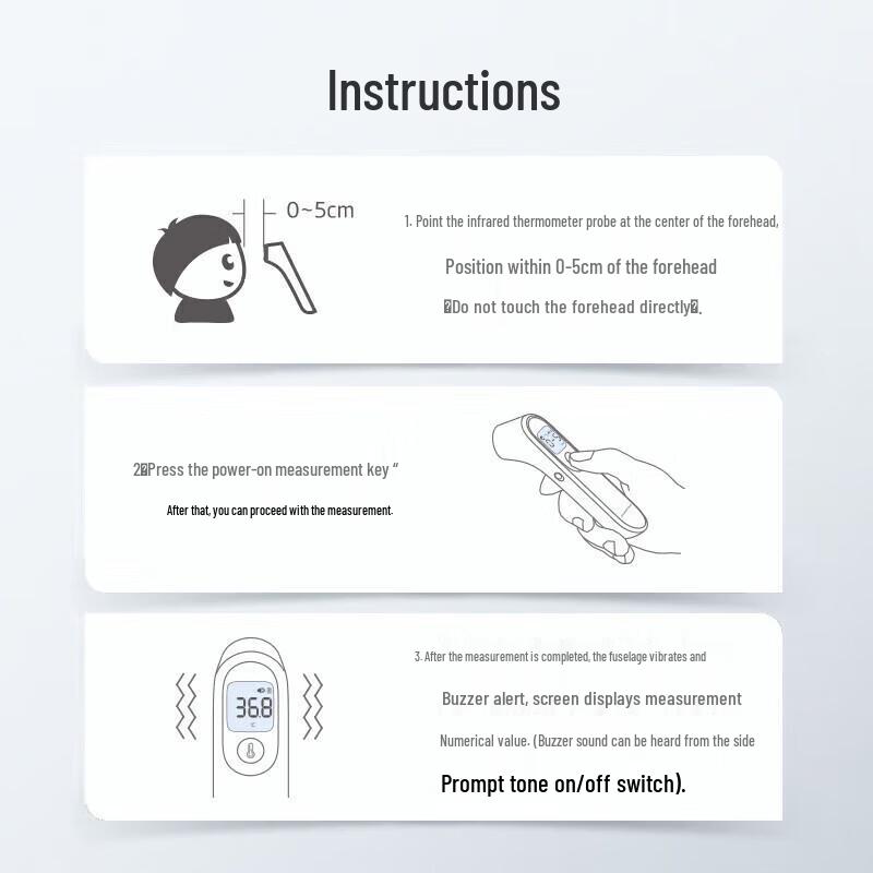 Yuyue YT-1 Infrared Forehead Thermometer