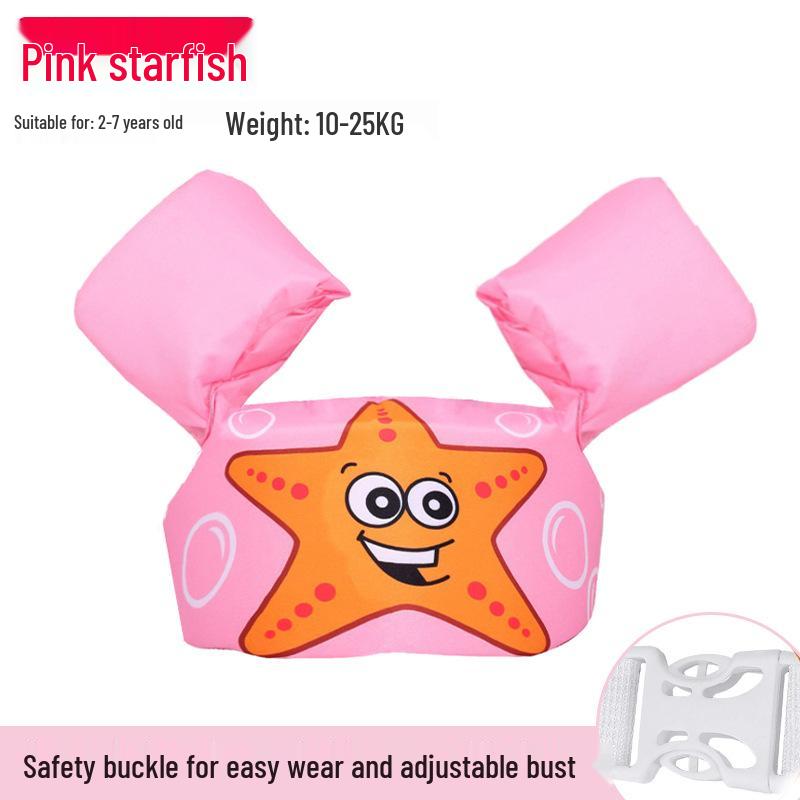 Children s Celebrity Style Foam Life Vest - Summer Swim Gear with Buoyancy, Inflatable-Free Armbands