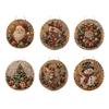 Decorative Christmas Tree Baubles Faux Pearl Art Kit, DIY Rhinestone Gem Painting Craft, Santa Festive Home Decor Items Stocking Elk Pattern