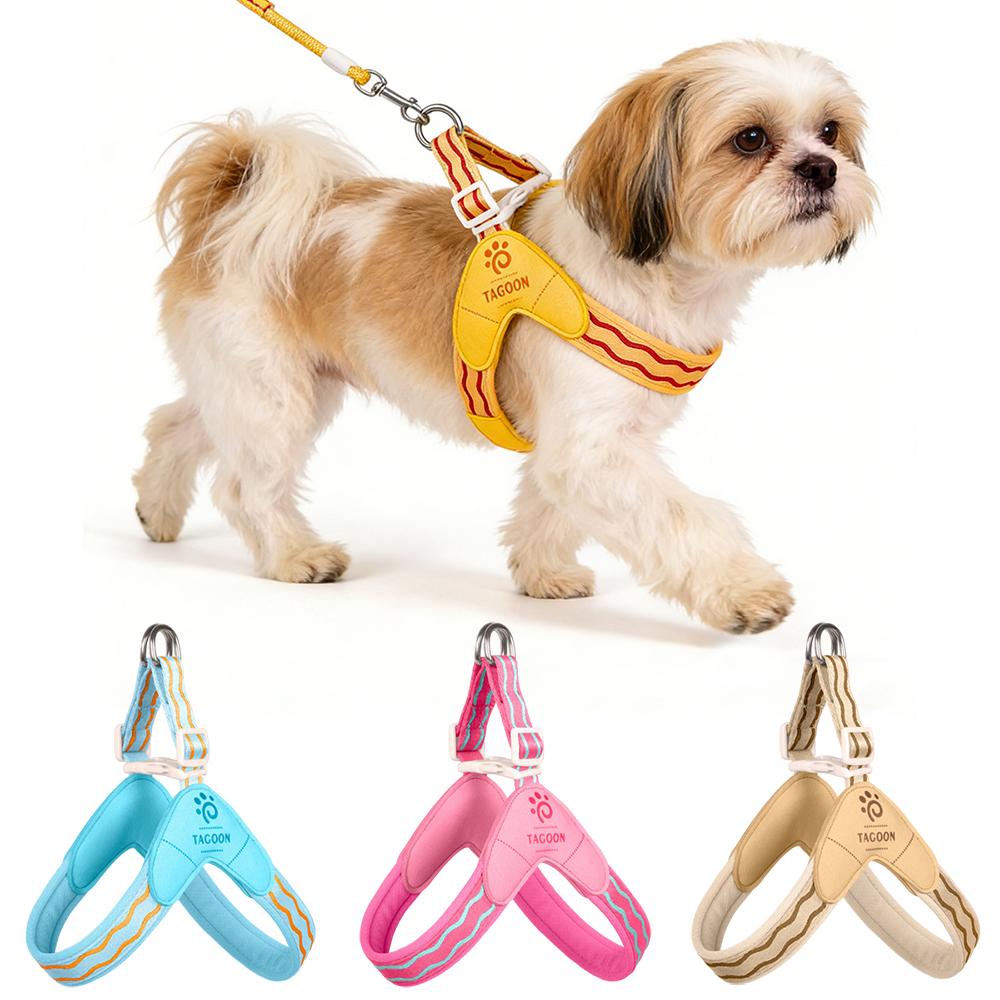 Spring Summer Cat Puppy Harness Wear Simple Mesh Breathable Outdoor Pet Dog Walking Supplies Chihuahua Corgi Saddle Chest Straps
