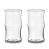 1PC 400MI Tazza di Vetro Trasparente con Nodo di Bambù Tazza da Caffè Resistente al Calore Tazza da Tè Tazze per Acqua Latte Succo di Frutta Estivo Tazza da Bere