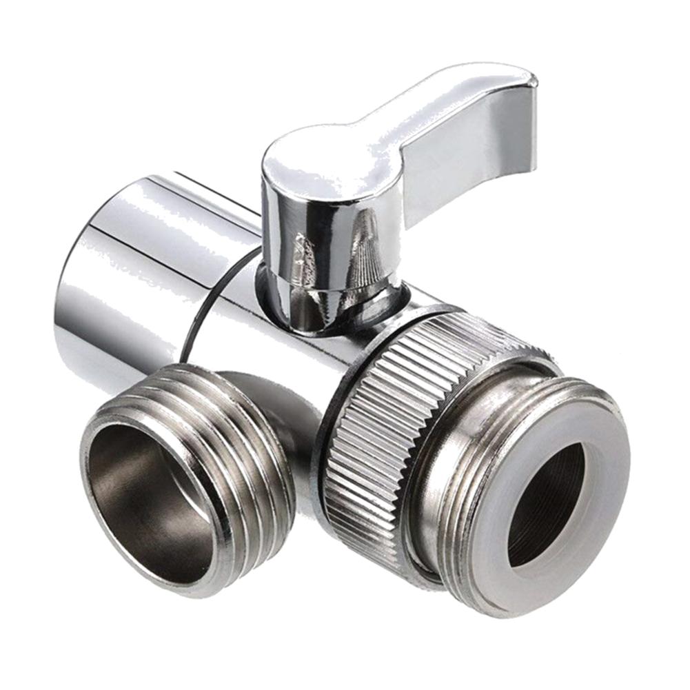 3 Way Sink Splitter Diverter Valve Leak-Proof Faucet Connector Splitter Copper Faucets Water Separator for Shower/Sink/Washbasin