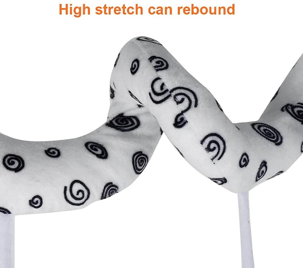 Car Seat Spiral Plush Toys, Crib Toys Spiral Activity Toy Built-in BB Device & Rattle & Sound Box, Newborn Sensory Toy Best Gift for 0 3 6 9 12 Months
