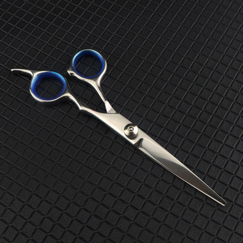 6.0-Inch Color Hairdressing Scissors Set: High Screw, Straight, Serrated, Thinning Scissors