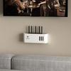 Wall Mounted WiFi Router Shelf Plastic Power Cable Organizer  for Power Strips & Home Decor