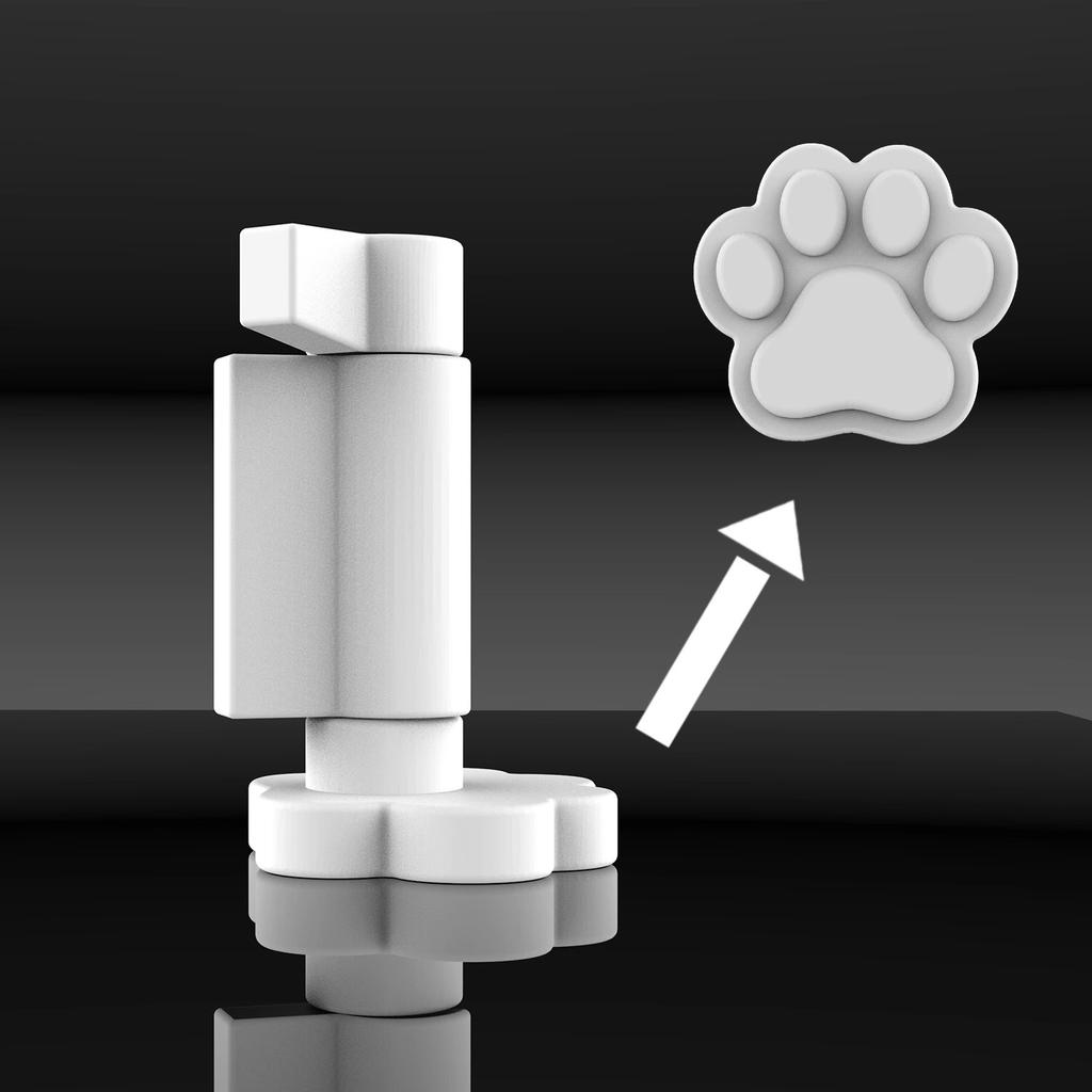 Cute Bear Paw Universal Chastity Cage Lock Cylinder Can Pass Security Non-disposable Lock Key Accessories Keyless Open Sex ToysGood Product