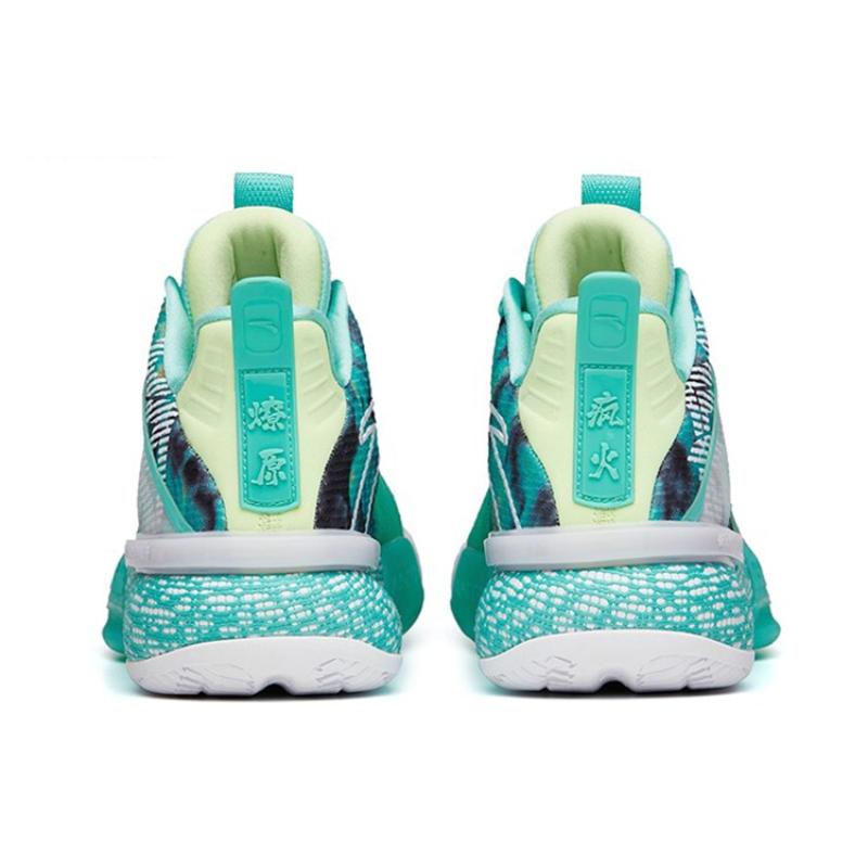 Anta Impact 1 KT Thompson Slip Resistant Cushioning Balance Low Top Basketball Shoes Youth Green Sneakers 112131605-3