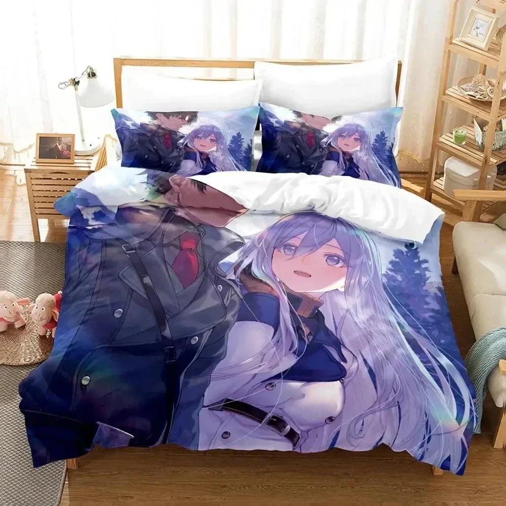 

Comforter Cartoon 86-Eighty Six Bedding Set Printed Bed Set With Bed Soft Single Double Queen Super King Boys Adult Comforter (quilt)-EU Single(135*200cm)3pcs
