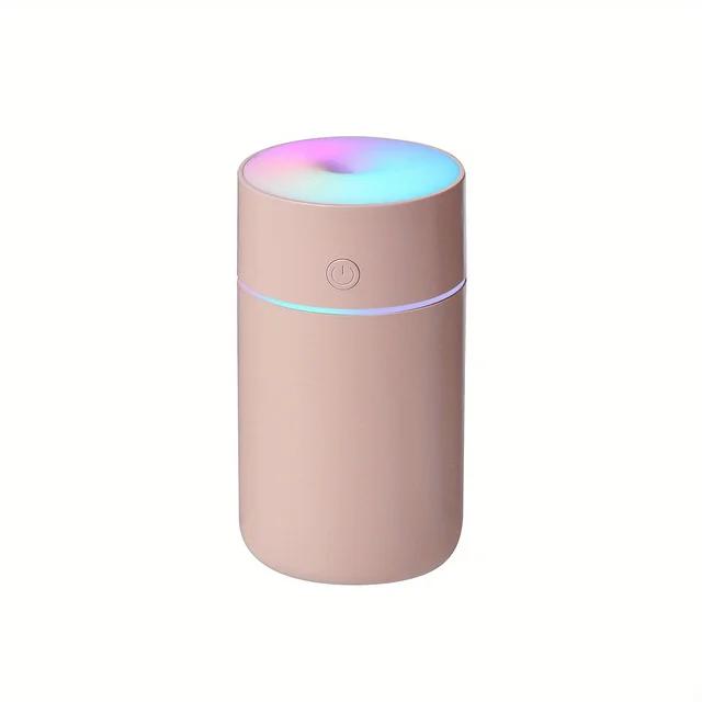 Portable Usb Rechargeable Air Humidifier LED Light Mini 220ml H2o Spray Mist Humidifier Aroma Essential Oil Diffuser for Car